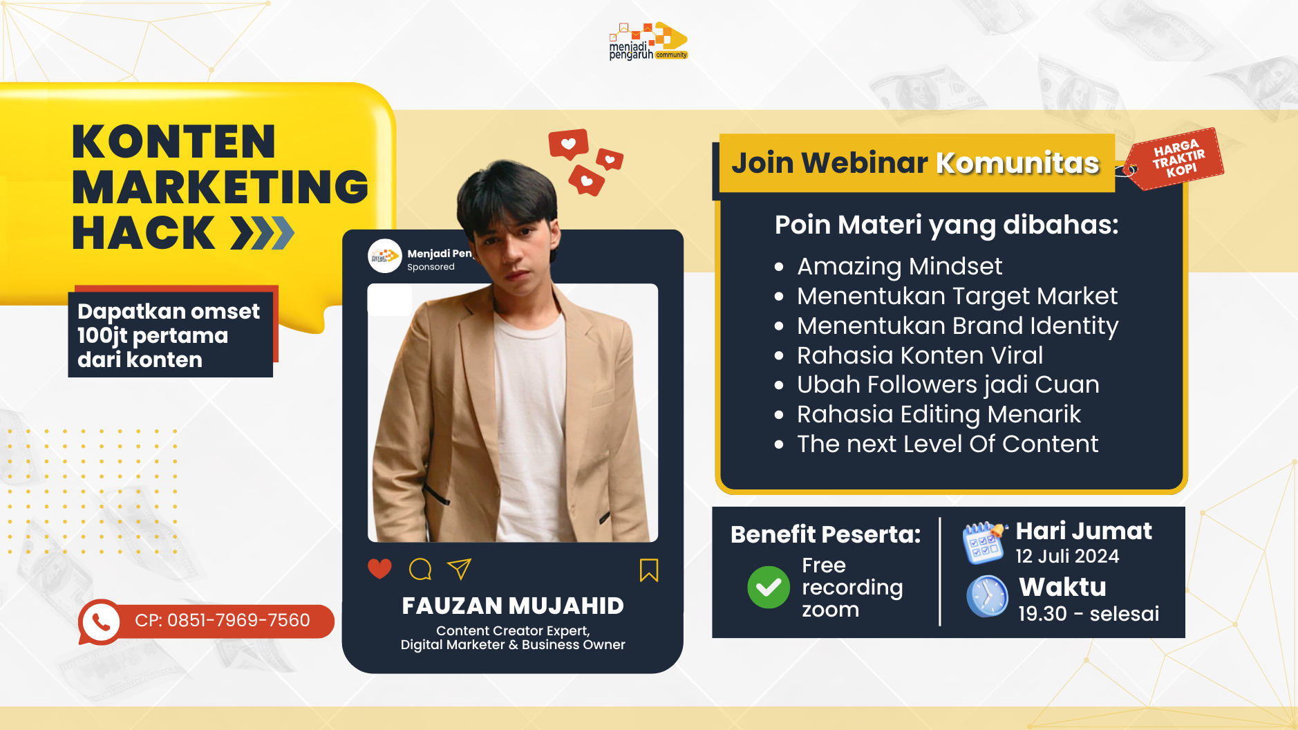 Konten Marketing Hack (Webinar)